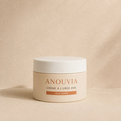 Crème Anouvia — crème réparatrice cicatrices, tube et boîte crème