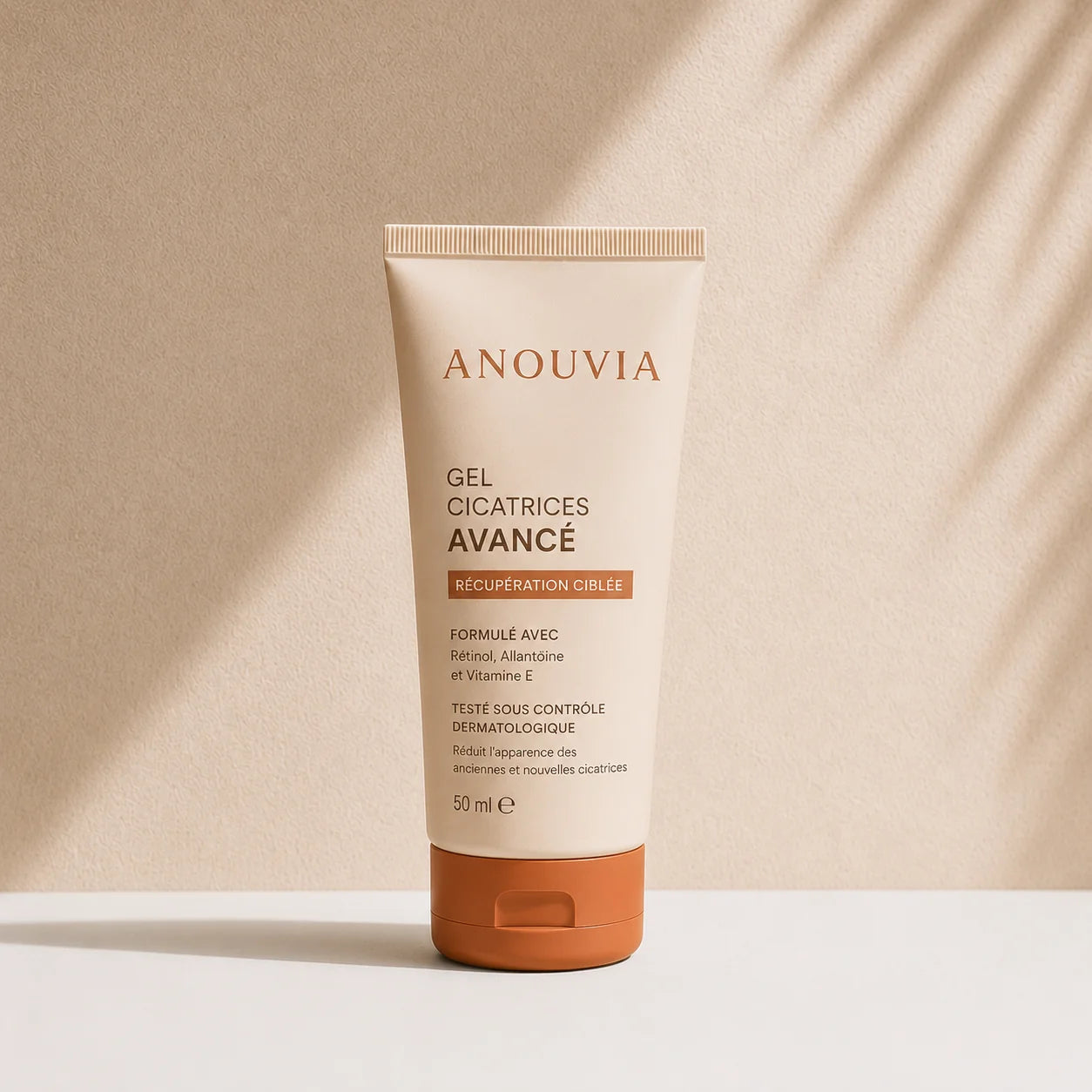 Application du gel silicone cicatrices Anouvia
